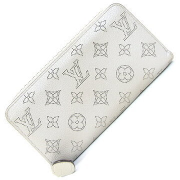Louis Vuitton Mahina Zippy Wallet Gray long zip perforation LV - Picture 1 of 8